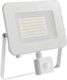 Fos me Προβολέας LED 10W Φυσικό Λευκό 4000K με Αισθητήρα Κίνησης