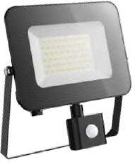 Fos me LED Прожектор 50W Студено Бяло 6500K с Motion Sensor