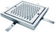 Grătar de Fund din Oțel Inoxidabil Astral Pool 300 X 300mm Inox-316