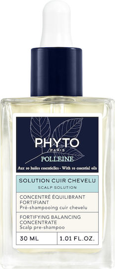 Phyto Polleine Scalp Solution Fortifying Balancing Concentrate Pre Wash Serum for Strengthening 30ml