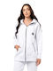 Bodymove Women's Hooded Cardigan White