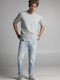 Men's Jeans Pants Elastic with Slim Fit Denim