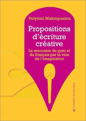 Propositions D’ecriture Creative