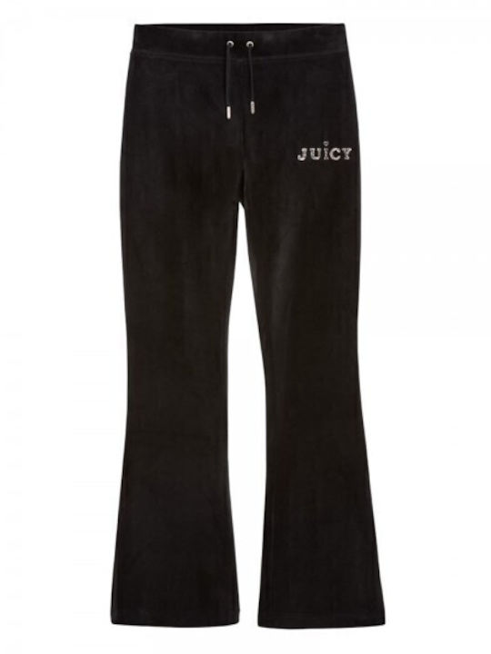 Jogginghose Samt BLACK