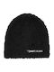 Beanie Γυναικείος Σκούφος Πλεκτός σε Μαύρο χρώμα