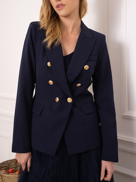 Cuca Women's Blazer navy blue