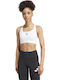 Powerreact Women's Sports Bra without Padding White/black