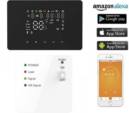 Hysen Digital Room Thermostat Smart with Touch Screen and Wi-Fi