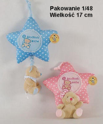 Star Pink Blue Teddy Bear 03247