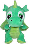 Maskottchen Dino Hellgrün 19cm 163493