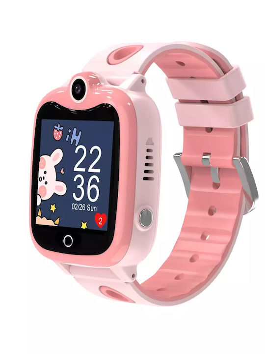 Nubi Kids' Smartwatch 4G With Pink Camera