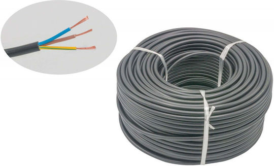 Netzkabel mit Durchmesser 3x1.5mm² in Schwarz Farbe 100m 1Stück