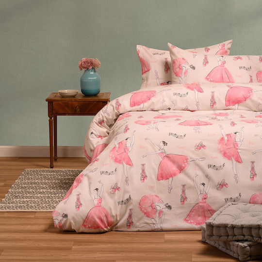 Melinen Kinderbettlaken Einzeln Mit Gummizug Ecru 170x260cm