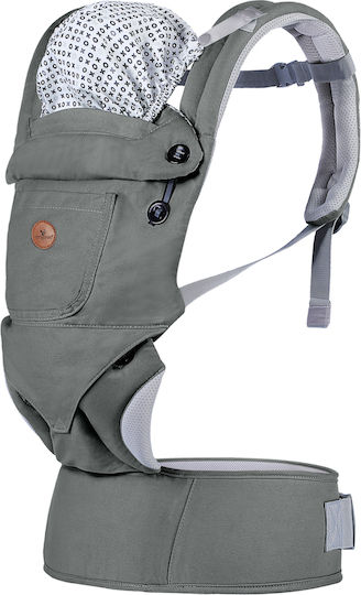 Cangaroo Μάρσιπος Πλάτης Bora Grey με Μέγιστο Βάρος 15kg