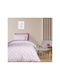 Das Home Sheet Set Single Cotton Pink, White 170x240cm 3pcs