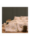 Melinen Peonia Σετ Σεντόνια Υπέρδιπλα Φανελένια 235x260εκ. Grey (4τμχ)