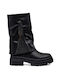 Exe Synthetic Leather Women's Boots Black