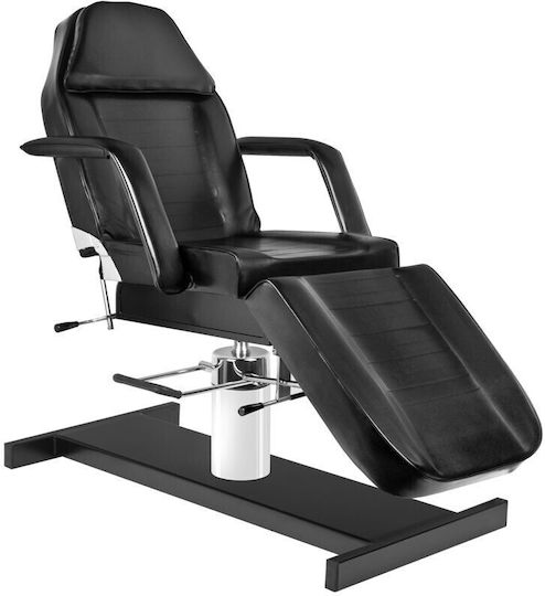Elegant Furniture Стол За Красота Черен С Регулируема Височина И Хидравличен Механизъм За Повдигане