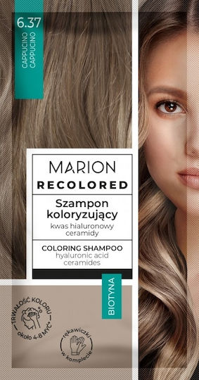 Marion Recolored Colour Shampoo 6.37 Cappuccino 35ml