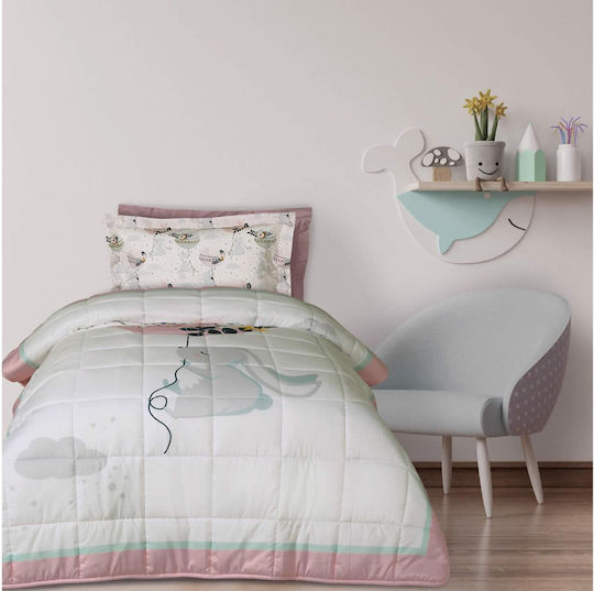 Das Home Kids Duvet Single Green 160x220cm