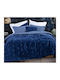 Nef-Nef Homeware Κουβερτοπάπλωμα Υπέρδιπλο 240x220εκ. Μπλε 250 GSM