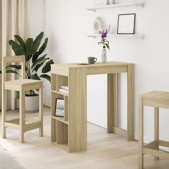 Sonoma Oak Bar Table Wooden Oak 102x50x103.5cm
