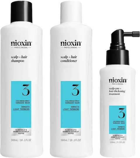 Nioxin Seturi Pentru Par Tratamente Pentru Păr Pentru Păr Vopsit Cu Șampon & Balsam 3 Bucăți