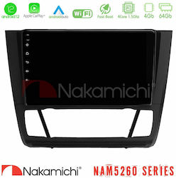 Nakamichi Nam5260 Serie 4core Android12 4+64gb BMW 1er E81 E82 E87 E88 Auto A C Navigation Multimedia Tablet 9" Carplay & Android Auto