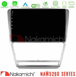 Nakamichi Nam5260 Seria 4core Android12 4+64gb Skoda Octavia 5 Navigație Tabletă Multimedia 10" Carplay & Android Auto