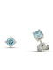 Themelidis Jewels Earrings made of White Gold with Stones