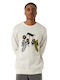 HUF Men's Sweatshirt Linen