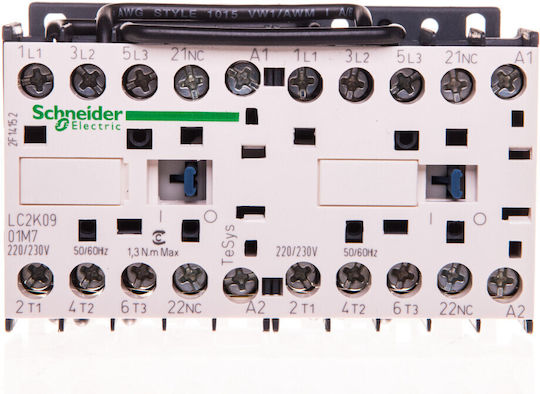 Wendeschütz 9A 4kW 230V AC LC2K0901M7