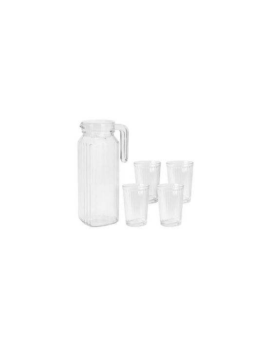 Excellent Houseware Set Gläser Cocktail/Trinken aus Glas 200ml 5Stück