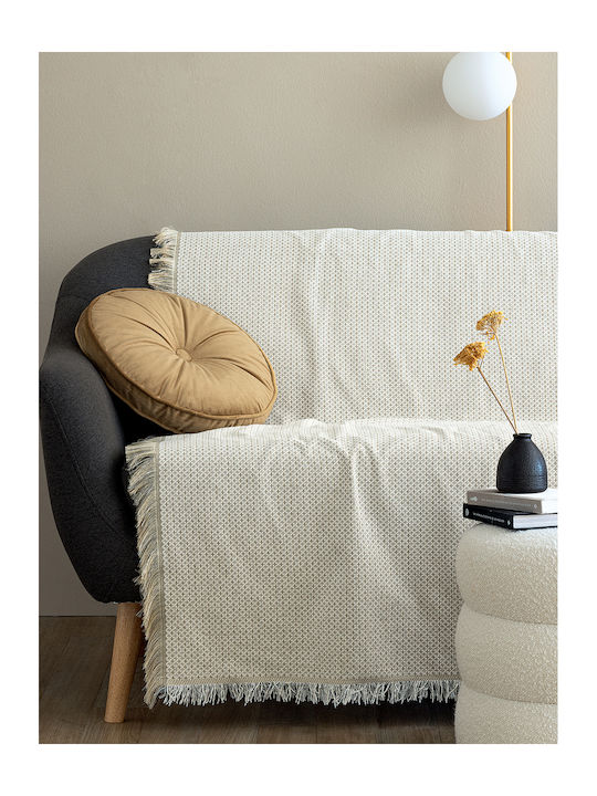 Palamaiki Zeta Sofa Throw Chenille 180x250cm Gray