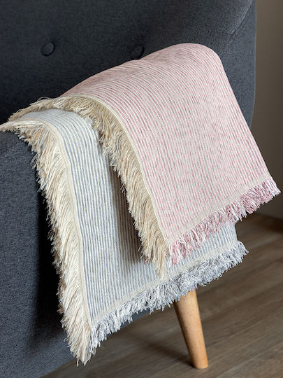 Palamaiki Sofa Throw 2 Seater Dimensions 180x250cm Pink