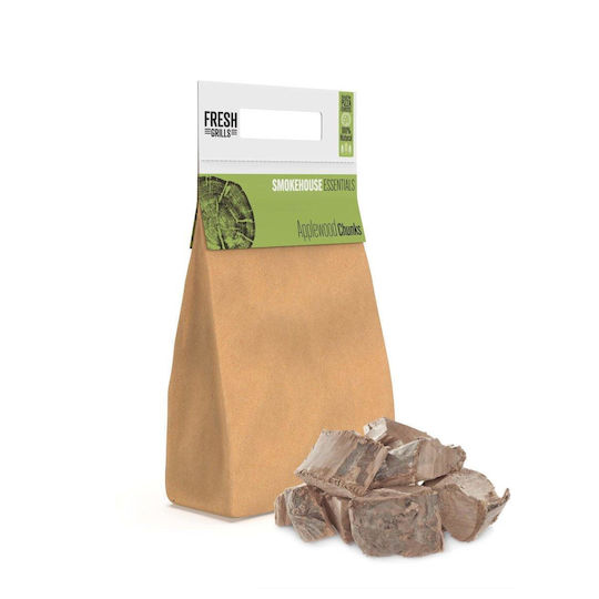 Chips Ξύλου Räuchern für Grill mit Aroma Apfel 1.5kg 1Stück