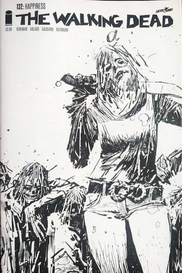 The Walking Dead: 15th Anniversary Blind Bag Wood B&w Cover Том. 132