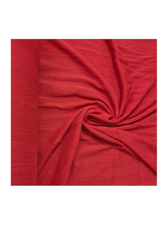 Fabric Gauze Fire Red