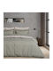 Das Home Duvet Cover Set Cotton Single with Pillowcase 160x240 3002 Beige, Black, Khaki