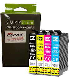 Planetink PL-604XLMU Συμβατό Πακέτο Epson 604XL Multipack Πολλαπλό (Color) / Μαύρο Planetink PL-604XLMU Συμβατό Πακέτο Epson 604XL Multipack Πολλαπλό (Color) / Μαύρο