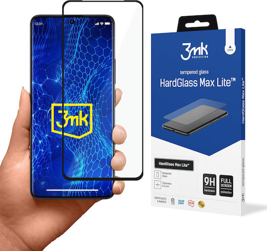 3MK 0.3mm Tempered Glass Negru (Redmi Note 13 Pro+ )