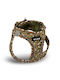 Glee Hundegeschirr Knochen Sattel Typ 2xklein A:24-28cm B:28-32cm Braun