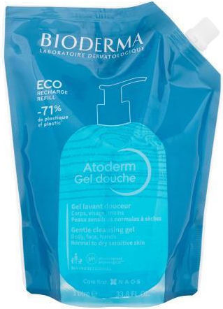 Bioderma Atoderm Gentle Cleansing Gel Αφρόλουτρο σε Gel με Νιασιναμίδη για Λάμψη 1000ml