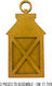 Dekorative Designs MDF Stamperia Laterne