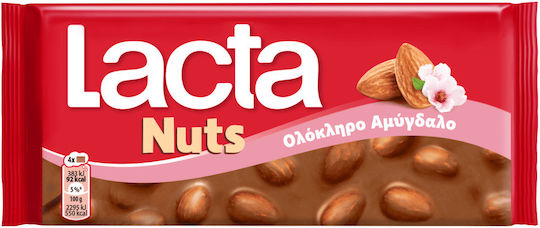 Lacta Chocolate Milk almond 100gr