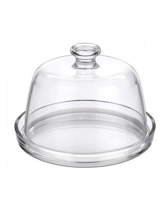 Borgonovo Cake Stand Transparent 22x22x15.9cm