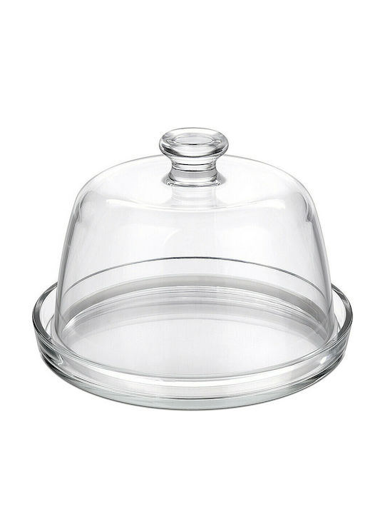 Borgonovo Cake Stand Transparent 22x22x15.9cm