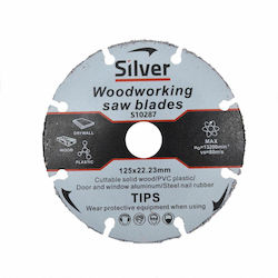 Silver Universal Cutting Disc Cemented Carbide 115mm