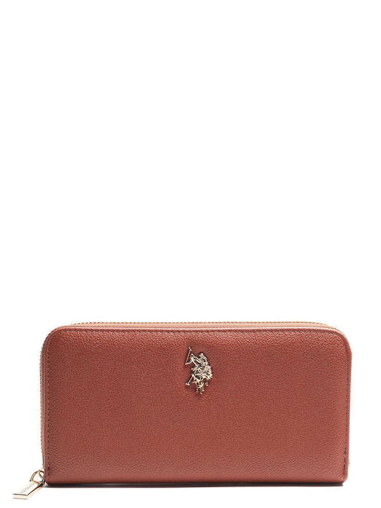Groß Damen Geldbörse Klassisch Orange