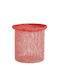 Atmosphera Christmas Bread Basket Fabric Red L28xW25xD28cm.